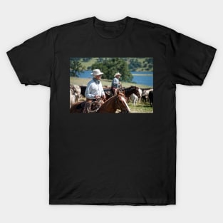 Preparing to herd cattle T-Shirt